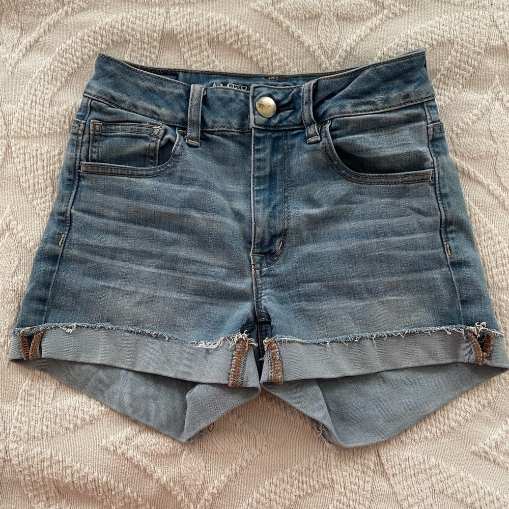 American Eagle high rise shorties. Women's Denim Shorts